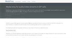 Desktop Screenshot of mediaproxy.ag-projects.com