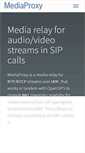 Mobile Screenshot of mediaproxy.ag-projects.com