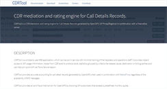 Desktop Screenshot of cdrtool.ag-projects.com
